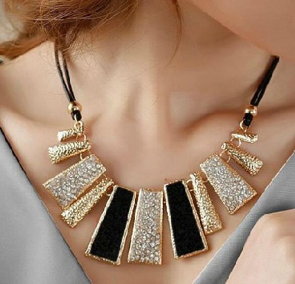 new style beautiful and exaggerated geometric leather string oil dripping necklace korean collarbone chain female short style necklace fashi, Silver
new style beautiful and exaggerated geometric leather string oil dripping necklace korean collarbone chain female short style necklace fashi, Silver