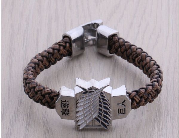 attack on titan rope chain bracelets shingeki no kyojin scouting legion floating charms men women bangles cosplay t383, Golden;silver
attack on titan rope chain bracelets shingeki no kyojin scouting legion floating charms men women bangles cosplay t383, Golden;silver