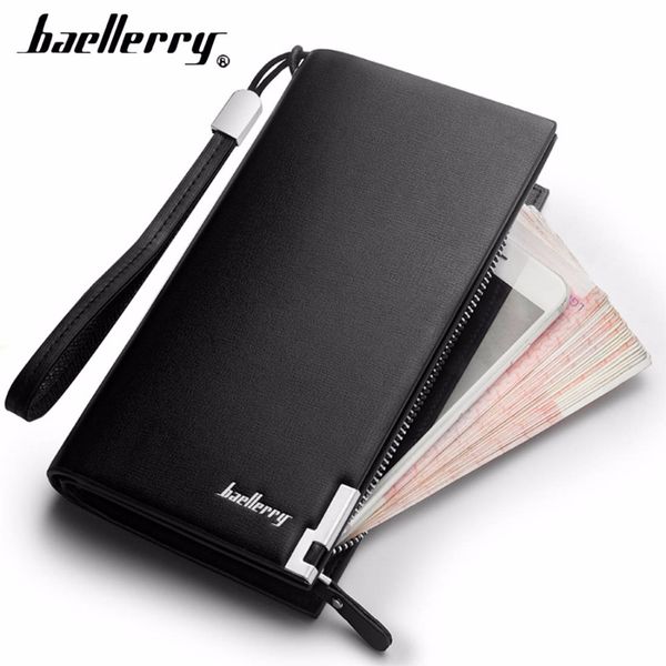 baellerry men wallets classic long style card holder male purse quality zipper large capacity big wallet for men, Red;black
baellerry men wallets classic long style card holder male purse quality zipper large capacity big wallet for men, Red;black
