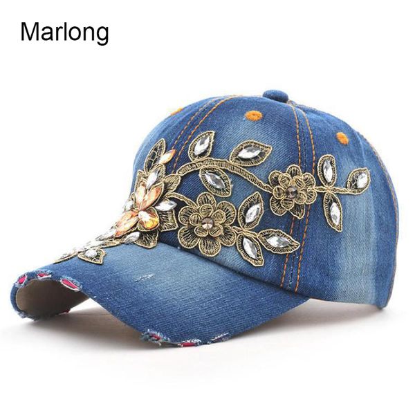 marlong women's baseball cap diamond painting embroidery flower denim snapback hats jeans woman female cap cowboy summer sun hat, Blue;gray
marlong women's baseball cap diamond painting embroidery flower denim snapback hats jeans woman female cap cowboy summer sun hat, Blue;gray