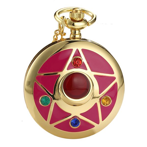 japan anime cardcaptor sakura golden pocket watch necklace star gemstone design pendant chain clock women beautiful girls gift, Slivery;golden
japan anime cardcaptor sakura golden pocket watch necklace star gemstone design pendant chain clock women beautiful girls gift, Slivery;golden