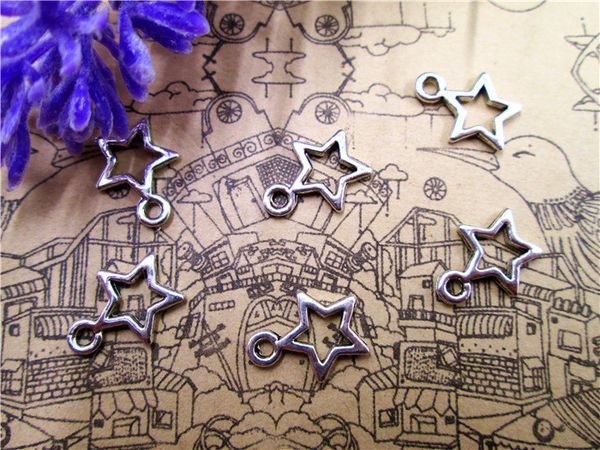 150pcs--star charms antique tibetan silver tone lovely mini star charm pendant 9x12mm, Bronze;silver
150pcs--star charms antique tibetan silver tone lovely mini star charm pendant 9x12mm, Bronze;silver