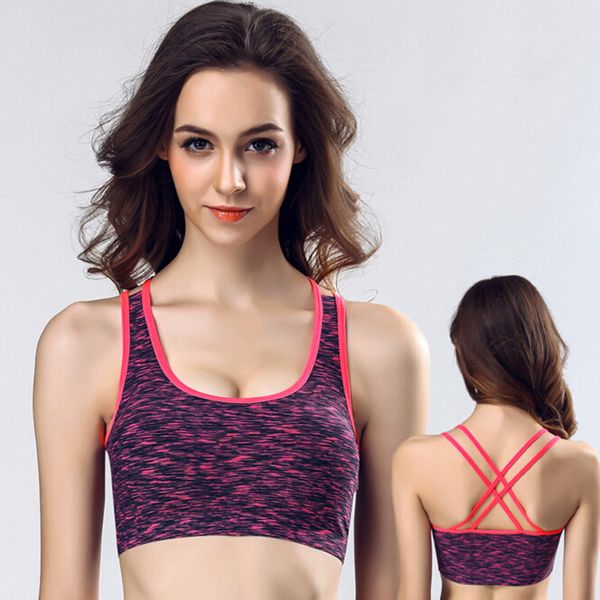 women push up wire padded sports bra girls underwear cotton solid padded push up wire sport bras gym fitness a7, White;black
women push up wire padded sports bra girls underwear cotton solid padded push up wire sport bras gym fitness a7, White;black