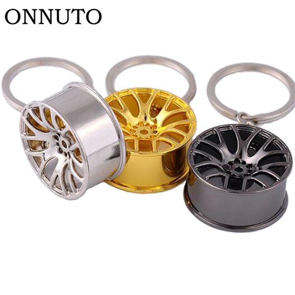 cool luxury metal creative keychain wheel rim model key chain car personality keyring wheel hub key chains rings s2740, Silver
cool luxury metal creative keychain wheel rim model key chain car personality keyring wheel hub key chains rings s2740, Silver