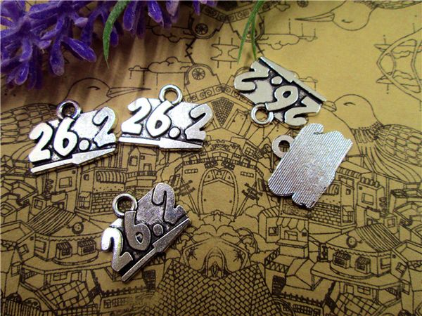60pcs marathon charms antique tibetan silver tone 26.2 miles fitness marathon or jogging 19mm x 15mm, Bronze;silver
60pcs marathon charms antique tibetan silver tone 26.2 miles fitness marathon or jogging 19mm x 15mm, Bronze;silver