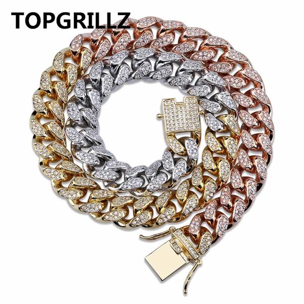topgrillz hip hop men's maimi cuban link chain necklace silver gold color iced out cubic zircon bling jewelry necklaces gifts
topgrillz hip hop men's maimi cuban link chain necklace silver gold color iced out cubic zircon bling jewelry necklaces gifts
