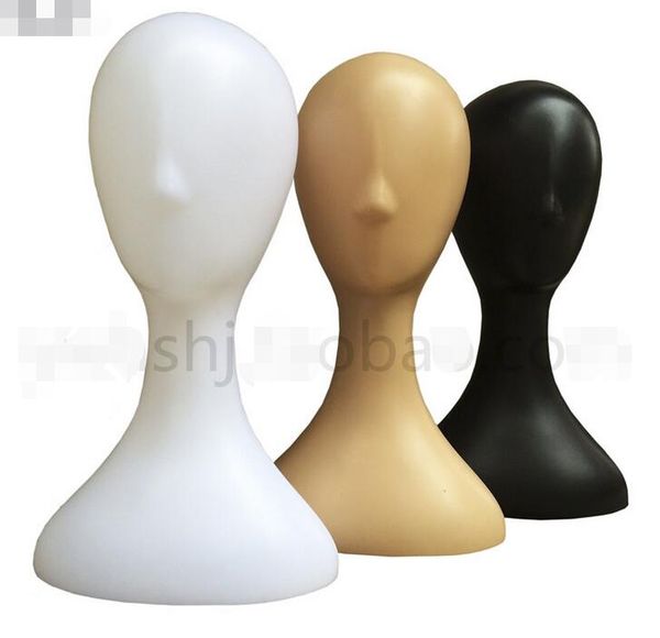 white/black/gold female mannequin head hat display stand holder plastic abstract
white/black/gold female mannequin head hat display stand holder plastic abstract