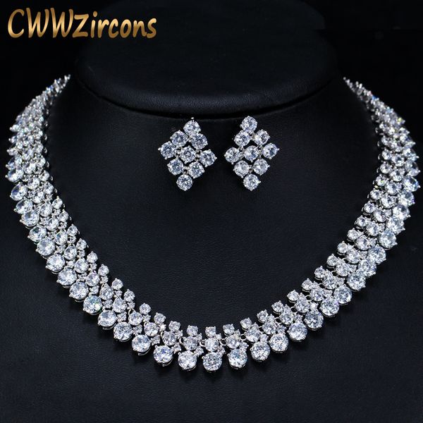 cwwzircons luxury 2018 nigerian wedding accessories african cz beads jewelry sets crystal bridal necklace for brides t111 d18101003, Silver
cwwzircons luxury 2018 nigerian wedding accessories african cz beads jewelry sets crystal bridal necklace for brides t111 d18101003, Silver