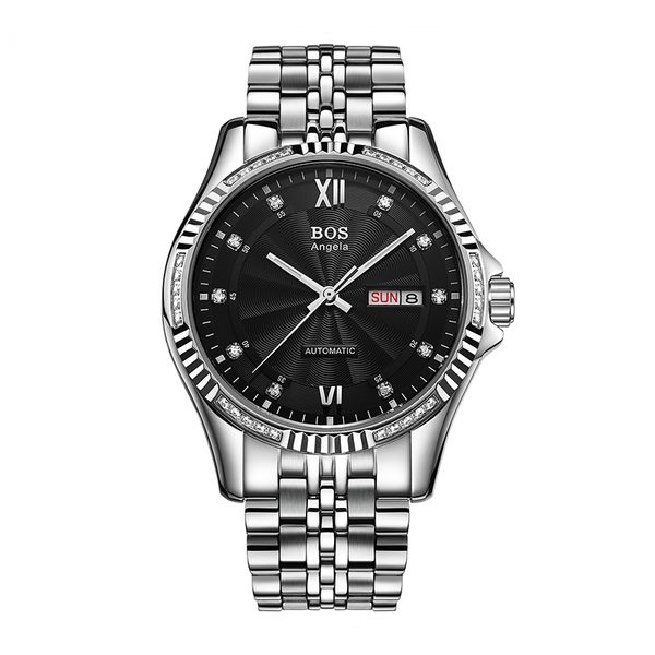relogio masculino fashion angela bos sapphire automatic mechanical luminous calendar date waterproof brand men dress watch, Slivery;brown
relogio masculino fashion angela bos sapphire automatic mechanical luminous calendar date waterproof brand men dress watch, Slivery;brown
