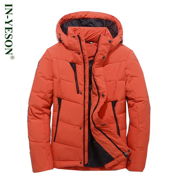 in-yeson brand thickening winter jacket men casual soild handsome windproof 90% white duck down jacket warm men's snow overcoat, Black
in-yeson brand thickening winter jacket men casual soild handsome windproof 90% white duck down jacket warm men's snow overcoat, Black