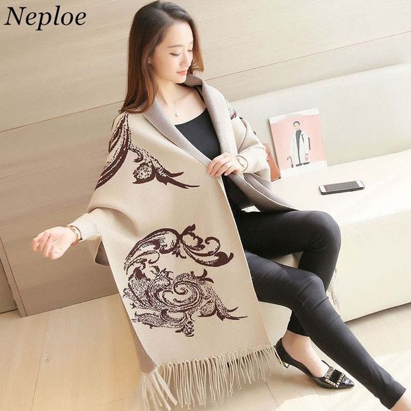 neploe winter elegant knit cardigan digital printed women long bat poncho tassel shawl cape lady sweater cloak coat 36598, White;black
neploe winter elegant knit cardigan digital printed women long bat poncho tassel shawl cape lady sweater cloak coat 36598, White;black