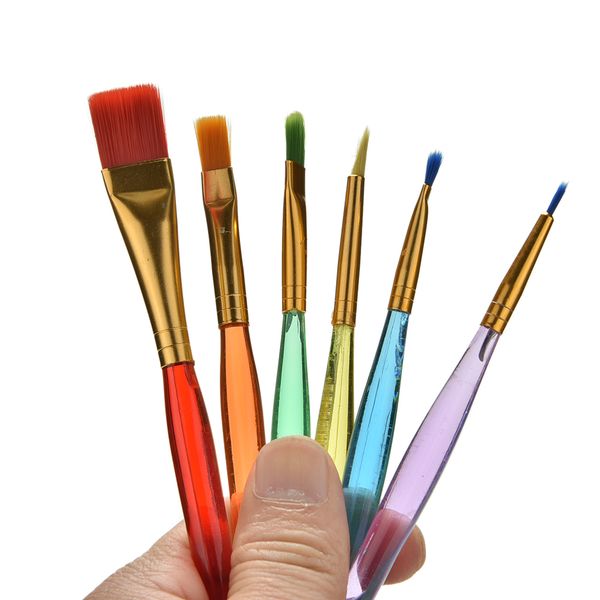 6pcs/set kids watercolor painting pen nylon hair plastic handle brush multi function pen, Black;red
6pcs/set kids watercolor painting pen nylon hair plastic handle brush multi function pen, Black;red
