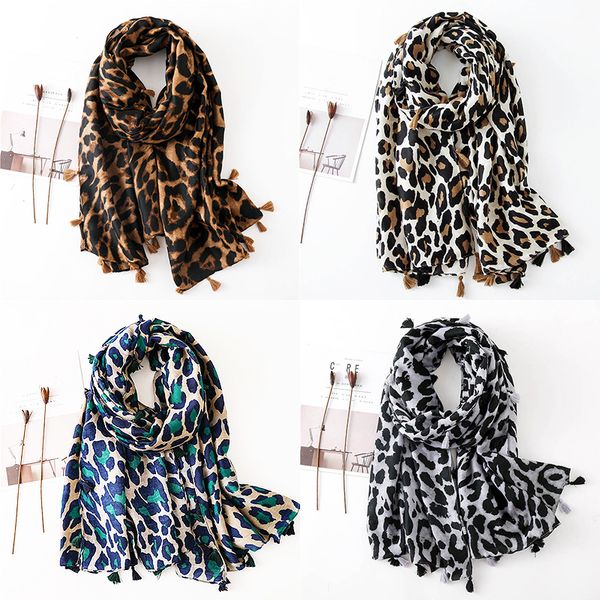 2018 new fashion women's leopard dot tassel shawl scarf muslim headscarf print autumn and winter sjaal scarf
2018 new fashion women's leopard dot tassel shawl scarf muslim headscarf print autumn and winter sjaal scarf