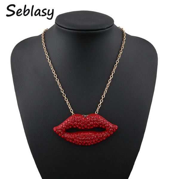 seblasy maxi colorful big lips crystal necklaces pendants for women new fashion valentine's day femme jewelry bijuterias collier, Golden;silver
seblasy maxi colorful big lips crystal necklaces pendants for women new fashion valentine's day femme jewelry bijuterias collier, Golden;silver