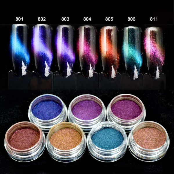 cat eye effect magic mirror nail glitter powder cat's eye pigment uv gel polish nail art dust pigment diy tool 7 colors sf2043, Silver;gold
cat eye effect magic mirror nail glitter powder cat's eye pigment uv gel polish nail art dust pigment diy tool 7 colors sf2043, Silver;gold