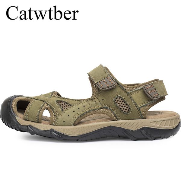 catwtber leather summer beach male shoes for men sandals casual flats collision avoidance classic water walking sandalias, Black
catwtber leather summer beach male shoes for men sandals casual flats collision avoidance classic water walking sandalias, Black