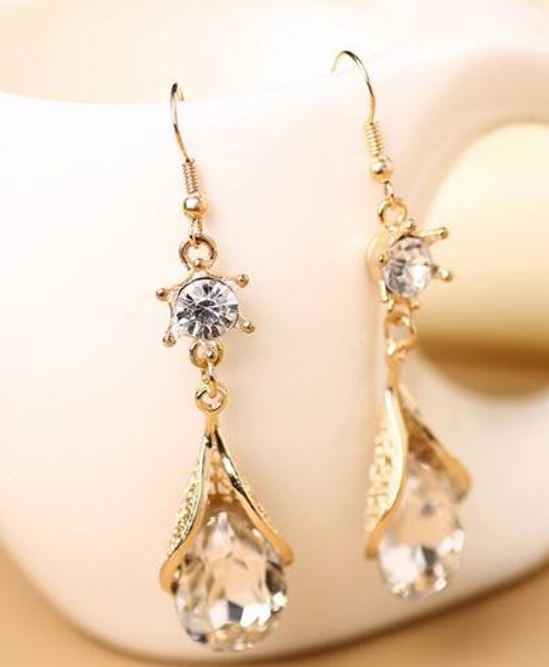new korean fashion zircon crystal earrings wholesale color retention luxury fashion earrings classic exquisite elegance, Silver
new korean fashion zircon crystal earrings wholesale color retention luxury fashion earrings classic exquisite elegance, Silver