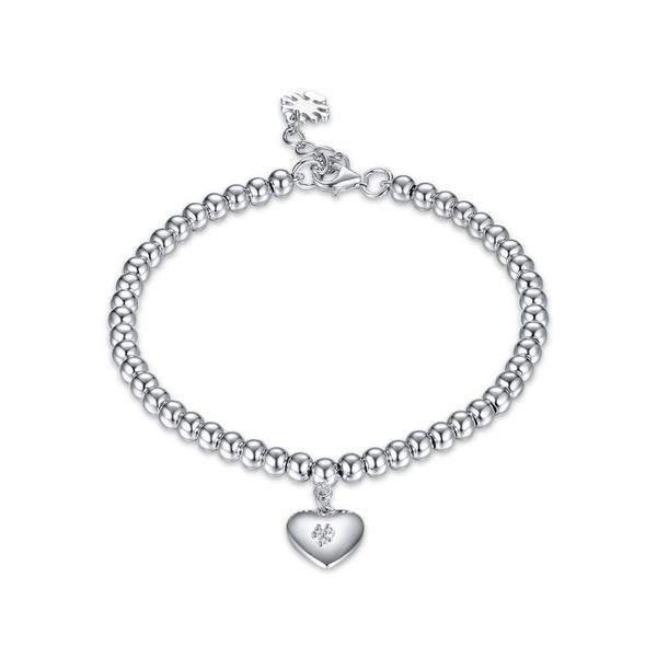 authentic 100% 925 sterling silver bracelet for women smooth ball link with sweet love heart stone charms bracelet femme, Black
authentic 100% 925 sterling silver bracelet for women smooth ball link with sweet love heart stone charms bracelet femme, Black