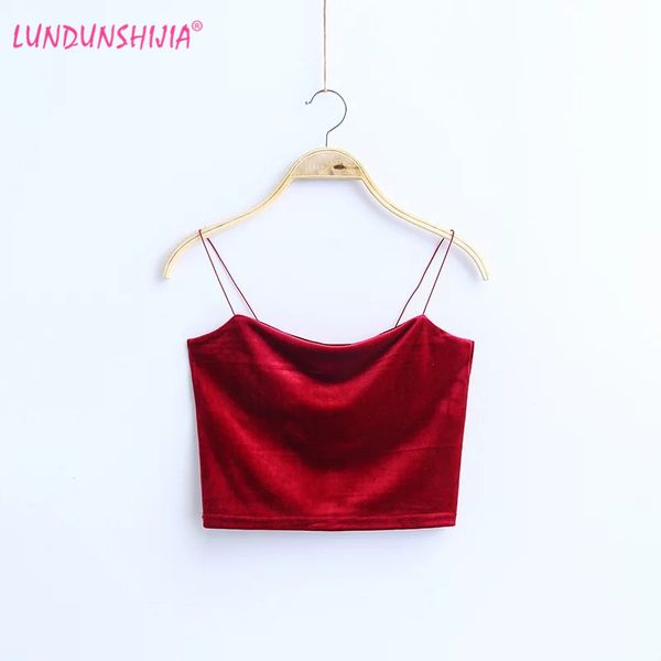 lundunshijia 2018 summer women fashion korea style camis solid color velvet short section camisole female crop 7 colors, White
lundunshijia 2018 summer women fashion korea style camis solid color velvet short section camisole female crop 7 colors, White