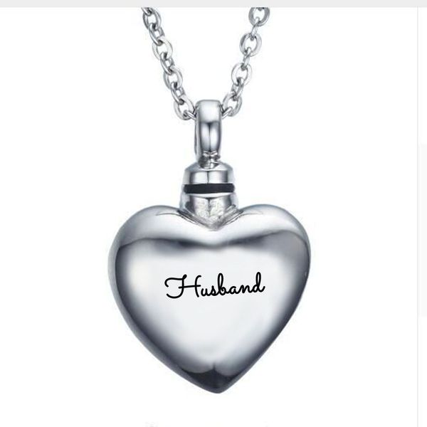personalized stainless steel full heart and heart-shaped perfume bottle urn funeral cremation jewelry pendant necklace, Silver
personalized stainless steel full heart and heart-shaped perfume bottle urn funeral cremation jewelry pendant necklace, Silver