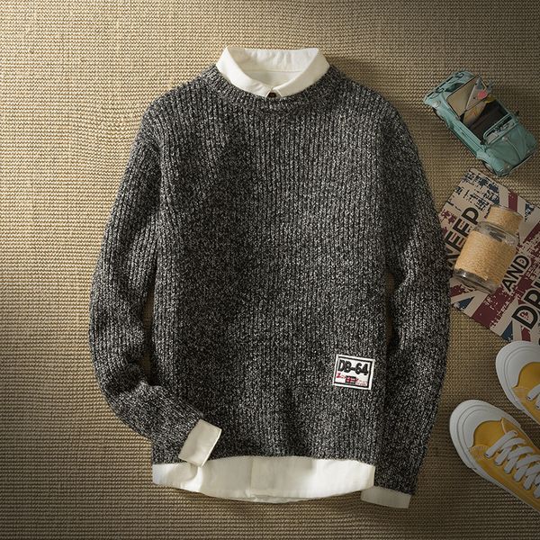 small and fresh winter, round neck collar, casual men's sweater, men's korean primer, knitted pullover 5701, White;black
small and fresh winter, round neck collar, casual men's sweater, men's korean primer, knitted pullover 5701, White;black