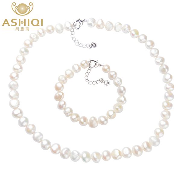 ashiqi white natural pearl jewelry sets real freshwater pearl necklace bracelet for women new arrival, Black
ashiqi white natural pearl jewelry sets real freshwater pearl necklace bracelet for women new arrival, Black