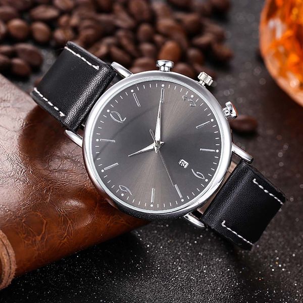 couple fashion leather band analog quartz round wrist business men's watch09.30, Slivery;brown
couple fashion leather band analog quartz round wrist business men's watch09.30, Slivery;brown