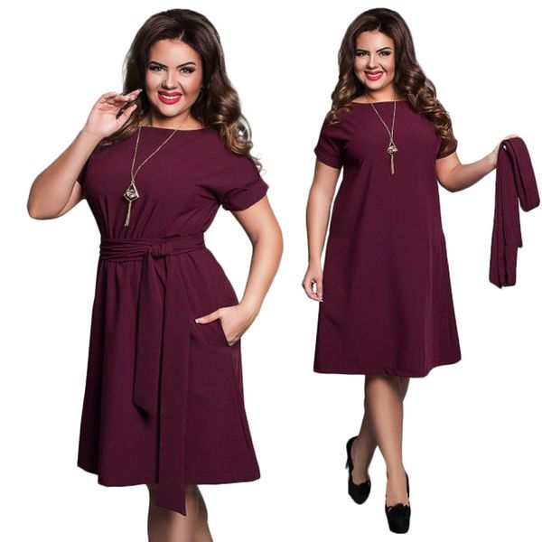 sari dresses 2017 new products, europe and america burst fashion, pure color elegant dress, xl, belt, three colors, Red
sari dresses 2017 new products, europe and america burst fashion, pure color elegant dress, xl, belt, three colors, Red