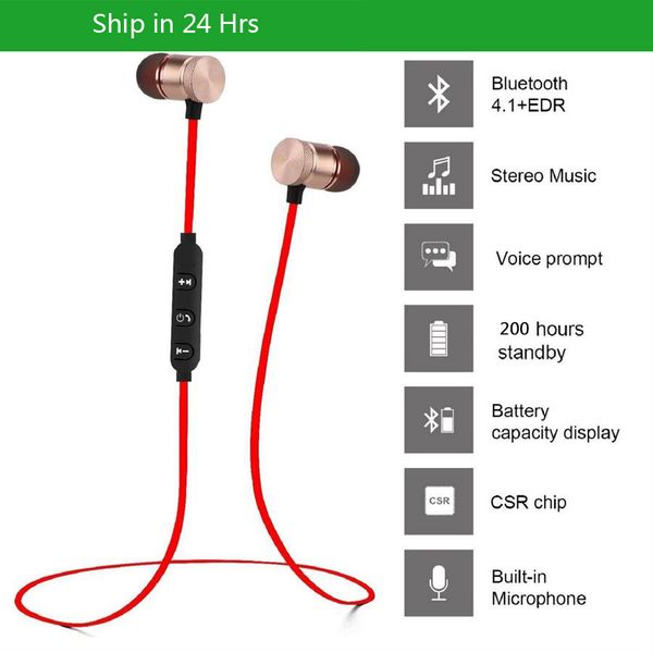 Magnetic Bluetooth Headphones Headset Sports Wireless Metal XT-6 Stereo Universal Running Phone Earphone For Smart Phone Earbuds RIO
Magnetic Bluetooth Headphones Headset Sports Wireless Metal XT-6 Stereo Universal Running Phone Earphone For Smart Phone Earbuds RIO