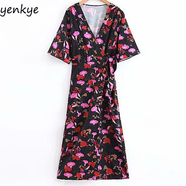 european style women floral printed wrap jumpsuit female cross v neck short sleeve tie waist flowy rompers womens jumpsuit, Black;white
european style women floral printed wrap jumpsuit female cross v neck short sleeve tie waist flowy rompers womens jumpsuit, Black;white