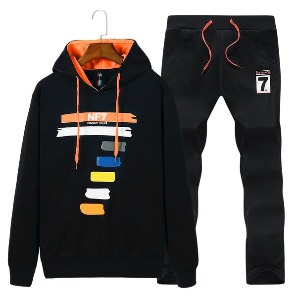 2018 men's sportwear suit sweatshirt tracksuit hooded men casual active suit zipper outwear 2pc jacket+pants sets -4xl 6055#, Gray
2018 men's sportwear suit sweatshirt tracksuit hooded men casual active suit zipper outwear 2pc jacket+pants sets -4xl 6055#, Gray