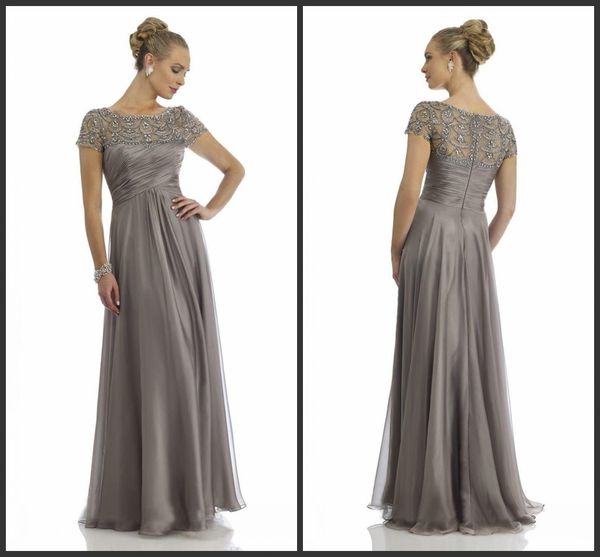 vintage sheer crystal chiffon prom dresses 2018 new short sleeve rhinestone ruffles empire scoop neckline mother of bride groom dresses, Black
vintage sheer crystal chiffon prom dresses 2018 new short sleeve rhinestone ruffles empire scoop neckline mother of bride groom dresses, Black