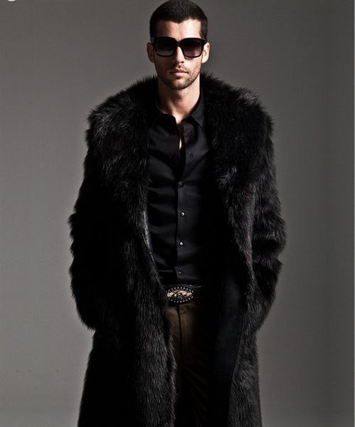 men fur coat winter 2017 plus size faux fur coat men parka jackets full length leather overcoats with collar coats, Black
men fur coat winter 2017 plus size faux fur coat men parka jackets full length leather overcoats with collar coats, Black