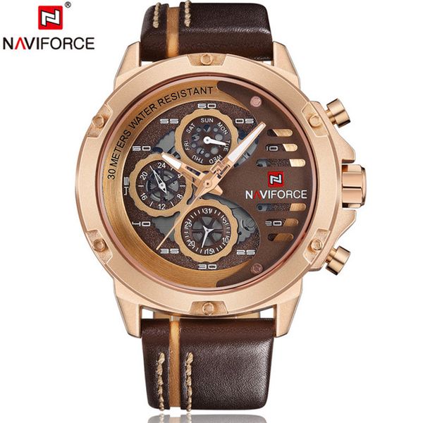 NAVIFORCE China Brand Man Watches Luxury Sports Quartz Watch Rectangle Dials 30M Waterproof Auto Date Red Leather Band 2018
NAVIFORCE China Brand Man Watches Luxury Sports Quartz Watch Rectangle Dials 30M Waterproof Auto Date Red Leather Band 2018