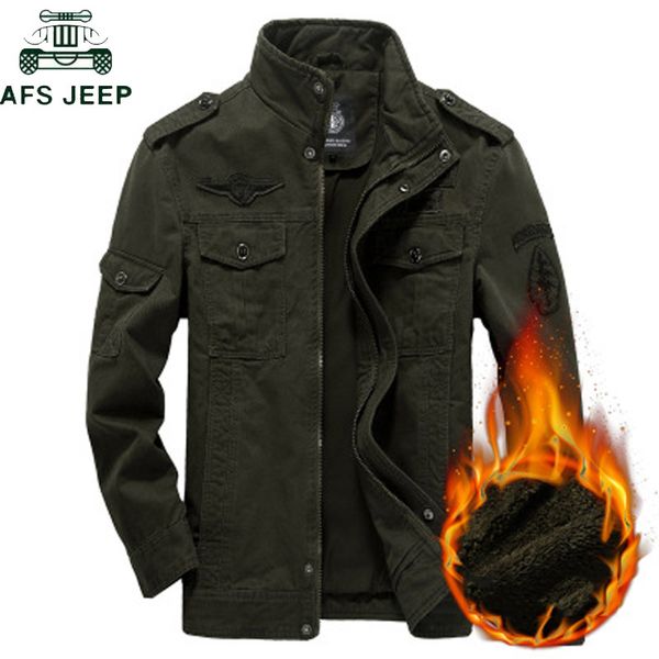 men's jackets afs thick warm winter jacket cargo fleece male casual flight plus size 5xl 6xl chaquetas hombre, Black;brown
men's jackets afs thick warm winter jacket cargo fleece male casual flight plus size 5xl 6xl chaquetas hombre, Black;brown