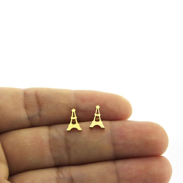 new arrival tiny france eiffel tower earrings stainless steel earring vacuum plating goldenear studs jewelry for women kids t136, Golden;silver
new arrival tiny france eiffel tower earrings stainless steel earring vacuum plating goldenear studs jewelry for women kids t136, Golden;silver