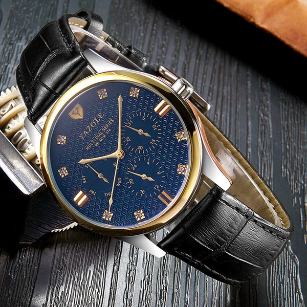 yazole new quartz watch men watches famous male clock business wristwatch for man with week date 24-hour time, Slivery;brown
yazole new quartz watch men watches famous male clock business wristwatch for man with week date 24-hour time, Slivery;brown