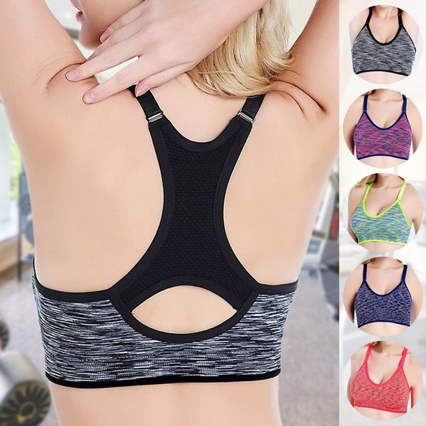shockproof and breathable quick-drying female sports bra fitness yoga thickening push-pull gym stretch seamless underwear, White;black
shockproof and breathable quick-drying female sports bra fitness yoga thickening push-pull gym stretch seamless underwear, White;black