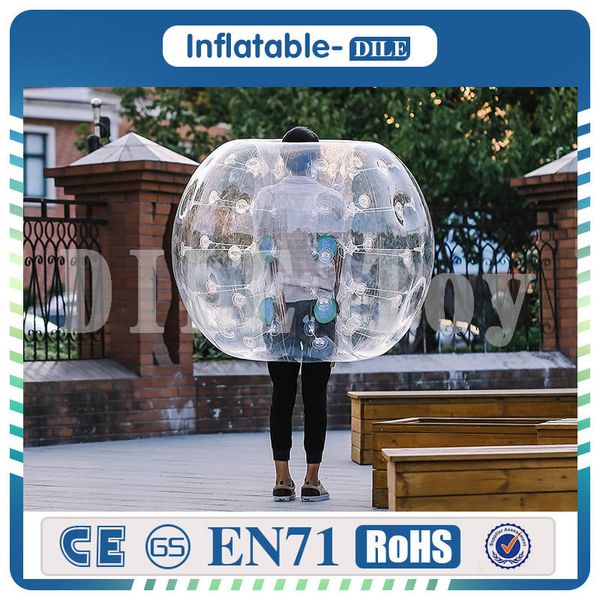 1.5m 100%tpu Inflatable Bubble Soccer Football Ball Zorb Ball Inflatable Human Hamster Ball Air For Adults