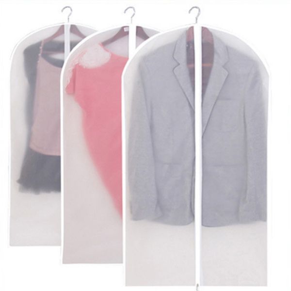 135*60cm transparent peva durable nonwovens clothes dust cover suit dress garment coat waterproof storage bag with zipper wholesale
135*60cm transparent peva durable nonwovens clothes dust cover suit dress garment coat waterproof storage bag with zipper wholesale