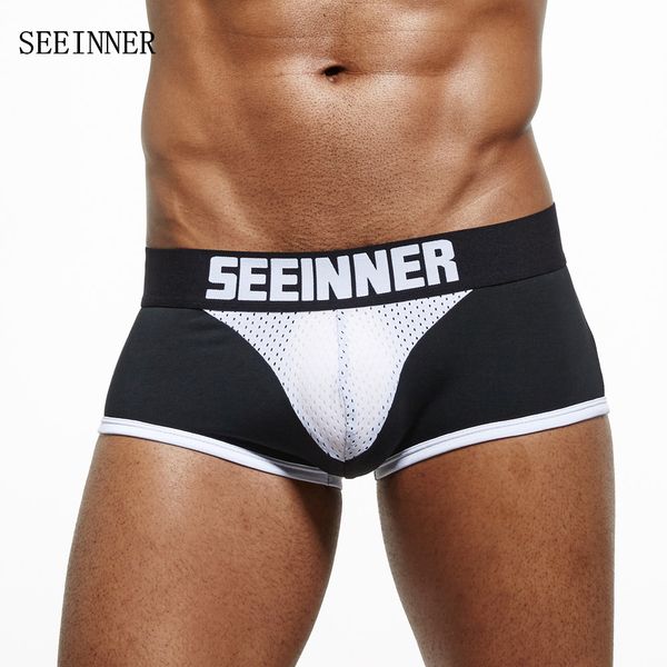 4-pack seeinner bikini underpants men's panties coon underwear slips boxer male shorts underwear men brand trunks s743-4, Black;white
4-pack seeinner bikini underpants men's panties coon underwear slips boxer male shorts underwear men brand trunks s743-4, Black;white