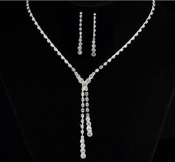 new european and american simple bride small and fresh necklace accessories earrings necklace set fashion classic elegant, Silver
new european and american simple bride small and fresh necklace accessories earrings necklace set fashion classic elegant, Silver