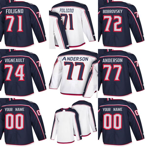 Whole ale men women kid columbu blue jacket 71 nick foligno 72 ergei bobrov ky 74 am vigneault 77 jo h ander on ice hockey jer ey
Whole ale men women kid columbu blue jacket 71 nick foligno 72 ergei bobrov ky 74 am vigneault 77 jo h ander on ice hockey jer ey