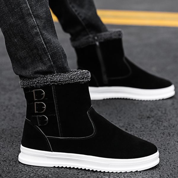 selling winter men warm boots comfortable ankle snow boots wear-resisting non-slip casual boots men shoes, Black
selling winter men warm boots comfortable ankle snow boots wear-resisting non-slip casual boots men shoes, Black