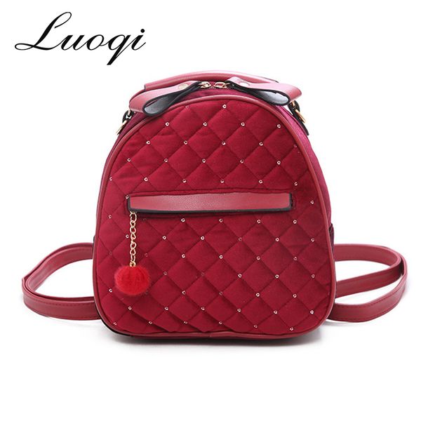 fashion women backpack quality velour school travel bags for teenager girls large school backpack vintage solid shoulder bags
fashion women backpack quality velour school travel bags for teenager girls large school backpack vintage solid shoulder bags