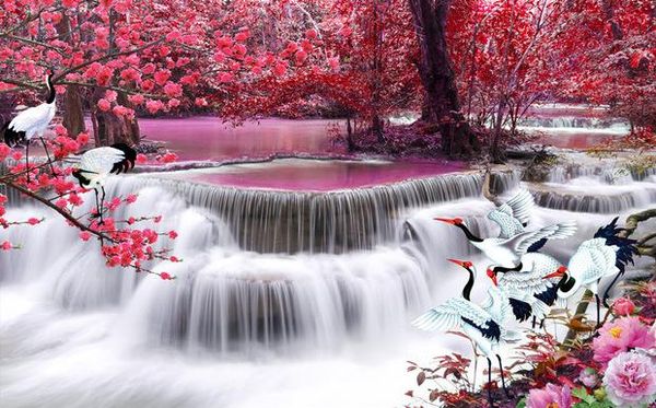 custom wall mural modern art painting mural wallpaper waterfall crane tv background wall p wall paper
custom wall mural modern art painting mural wallpaper waterfall crane tv background wall p wall paper