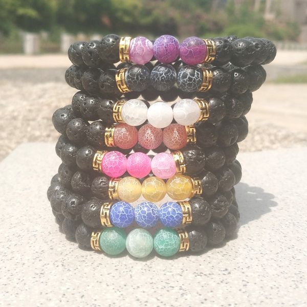 8mm natural black lava stone colorful weathered beads bracelet essential oil perfume diffuser bracelets women men yoga jewelry
8mm natural black lava stone colorful weathered beads bracelet essential oil perfume diffuser bracelets women men yoga jewelry