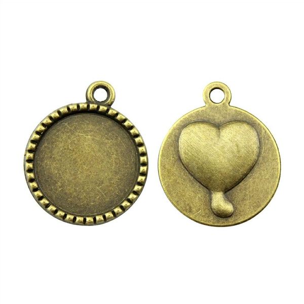 24 pieces cabochon cameo base tray bezel blank accessories parts heart background single side inner size 18mm round necklace pendant setting, Slivery;crystal
24 pieces cabochon cameo base tray bezel blank accessories parts heart background single side inner size 18mm round necklace pendant setting, Slivery;crystal