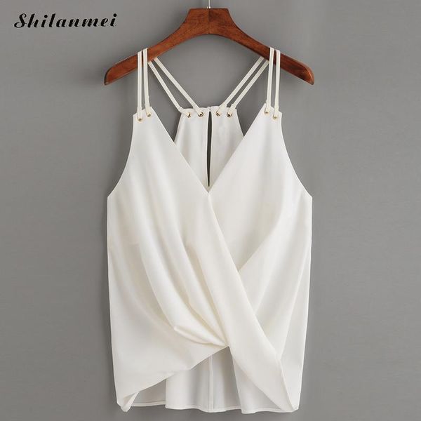 fashion cami korean style 2017 summer female plain white spaghetti strap cross camisole tank chiffon for women
fashion cami korean style 2017 summer female plain white spaghetti strap cross camisole tank chiffon for women