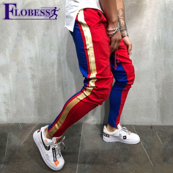 plus size men jogger sports pants new 2018 male leisure fitness running skinny long trousers mens striped pencil pants, Black;blue
plus size men jogger sports pants new 2018 male leisure fitness running skinny long trousers mens striped pencil pants, Black;blue